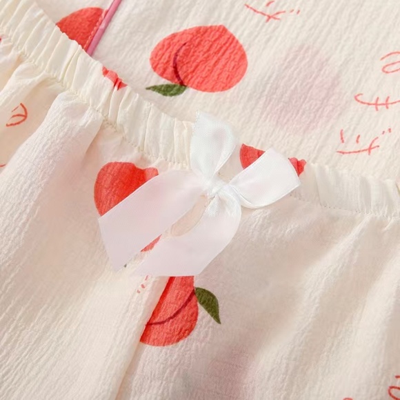 Peach Print Pajama Set - Picture 5 of 5